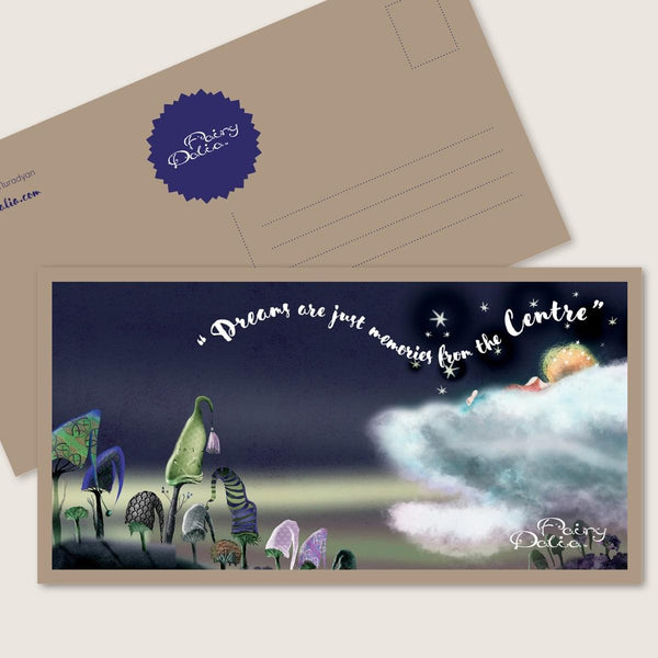 Postcard Album | Set of Art Postcards "Fairy Dalia"