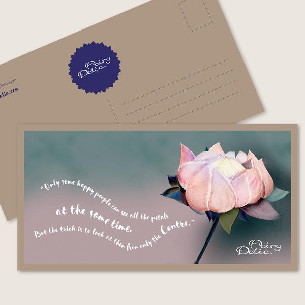 Postcard Album | Set of Art Postcards "Fairy Dalia"