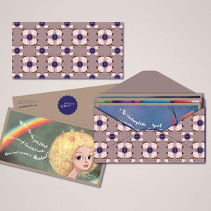 Postcard Album | Set of Art Postcards "Fairy Dalia"