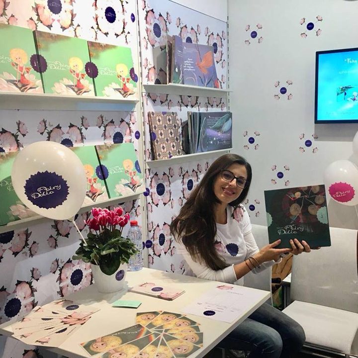 The Fairy Dalia books on display at the 2017 Frankfurt International Book Fair