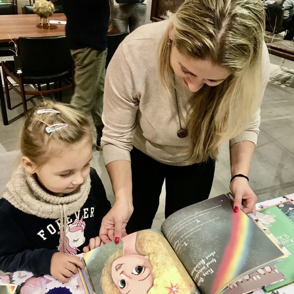 The Fairy Dalia books displayed as philosophical fairytales for peace of mind